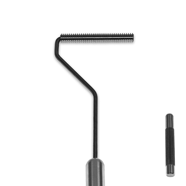 Mini Fiberglass Roller - Aluminum / Paddle / Bubble Buster