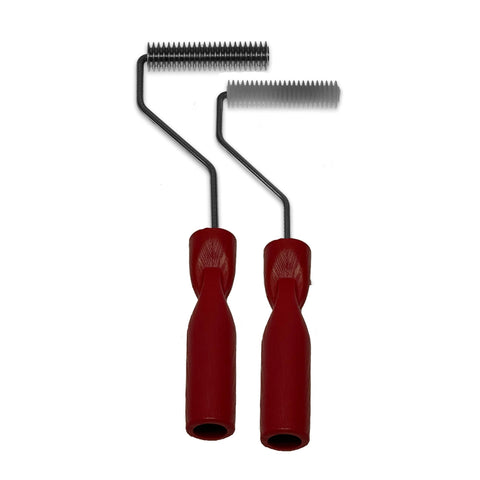red table lamp